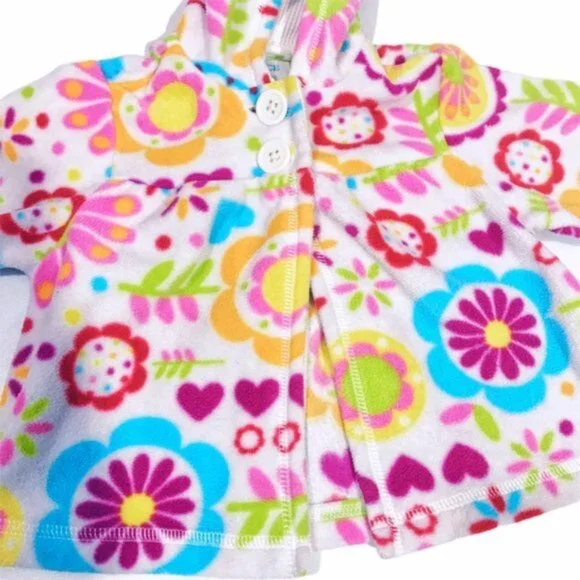 Lot of 3 kids fleece sweaters Sz 6 M - Picture 2 of 15